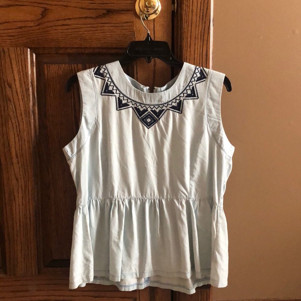 Large Blue POL top